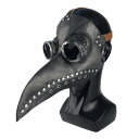 【送料無料】Stogis ハロウィン ペストマスク 仮面 コスチューム コスプレ ハロウィン PUレザー 医師マスク コスプレ小物 仮装 お面道具 仮装 文化祭 仮装大会 学園祭 仮面舞踏会 パーティー 色:b