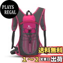 【送料無料】Clape サイクリングリュック 超軽量 ランニングリュック 5L 軽量 防水 光反射 通気 水分補給 マラソン ジョギング スポーツバッグ 自転車 アウトドア トレイルリュック 色:C-OT06-ローズレッド、サイズ:Free