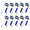 【送料無料】TIGRE BLANC F型 クランプ 奥行 50mm × 開口 200mm グリップ ロック プライヤー DIY 木工 溶接 作業用 色:ブルー、...