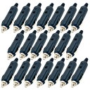 【送料無料】TIGRE BLANC 汎用 シガー ソケット LED ヒューズ 付 12V 24V オスプラグ コネクタ シガー プラグ ライター 電源 取り 車