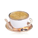 【送料無料】MECHOSEN アンティーク かわいい コーヒーカップのブローチ レディース 子供 メンズ 面白い ピン バッジ ネクタイピン ピンクゴールド 1...