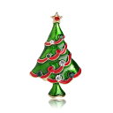 【送料無料】MECHOSEN クリスマスシリーズ レディース リボン ブローチ クリスマス ベル 18金 クリスマス プレゼント クリスタル 飾り ゴールド ブ...