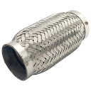 【送料無料】TIGRE BLANC フレキシブル マフラー パイプ メッシュ ジャバラ ステンレス製 内径 60.5mm 補修 車 排気 漏れ サイズ:長さ 150mm