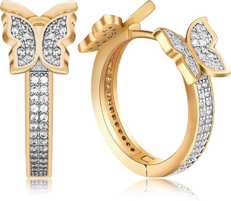 【送料無料】Richapexフープピアス レディース 人気 ジルコニア アクセサリー 金属アレルギー対応 18K金コーティング 女性 イヤリング つけっぱなし ...