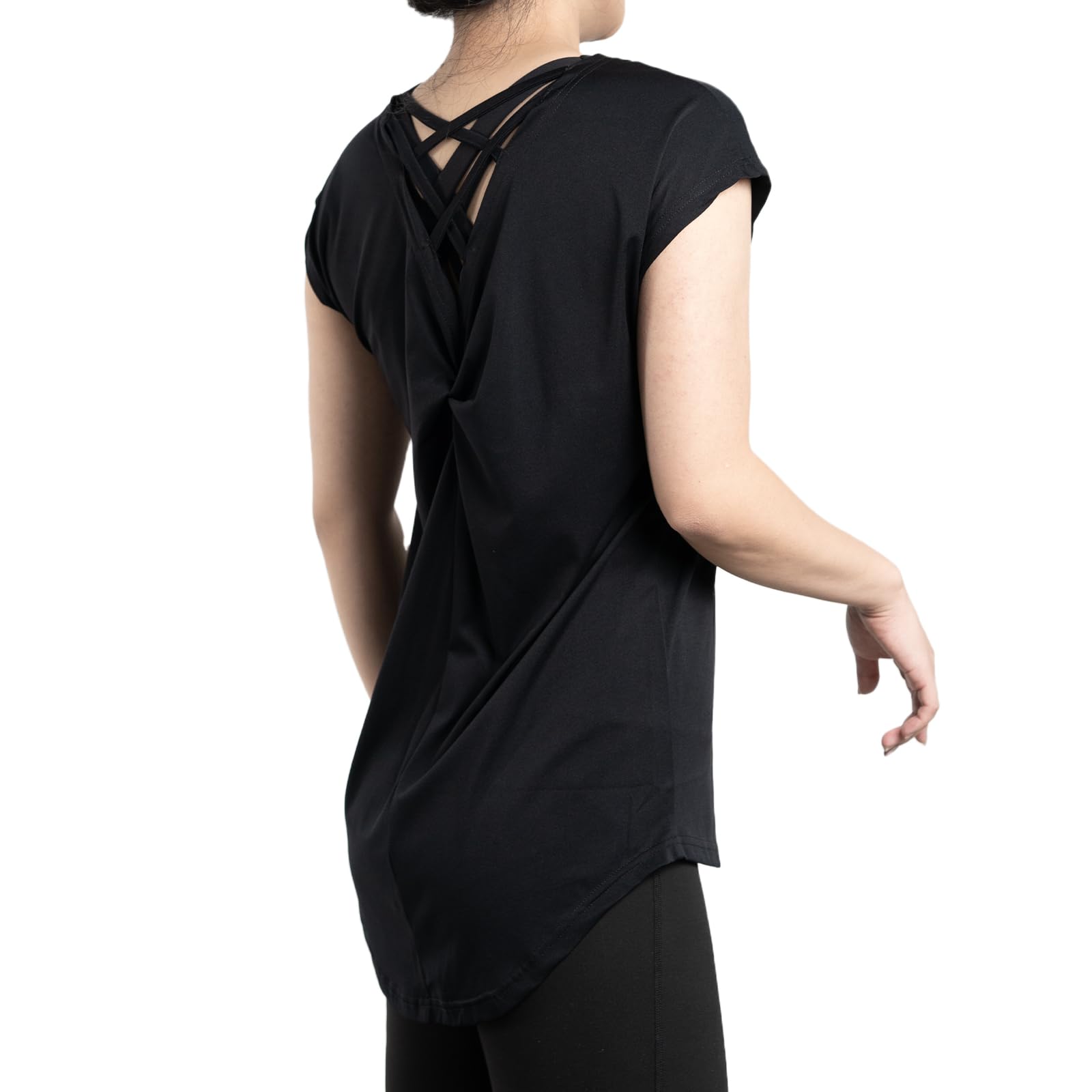 【送料無料】[iito.seasons] ヨガウェア レディース トップス バックデザイン 美背中 ロング丈 丈長 体..