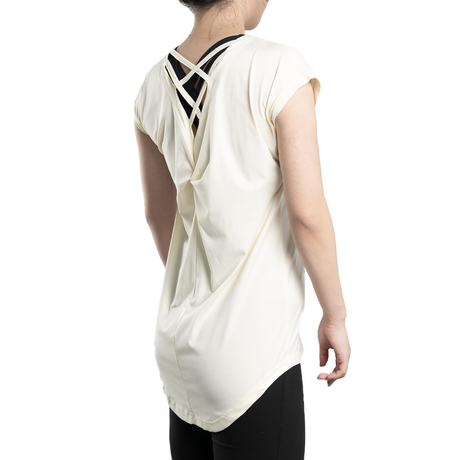 【送料無料】[iito.seasons] ヨガウェア レディース トップス バックデザイン 美背中 ロング丈 丈長 体..