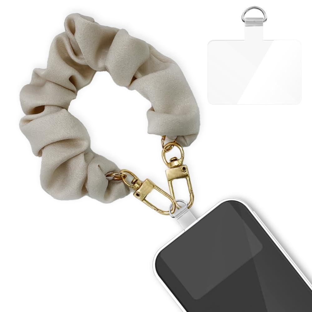 【送料無料】[ALUBES] スマホストラップ シュシュ リストストラップ 携帯ストラップ 手首掛け ハンドス..