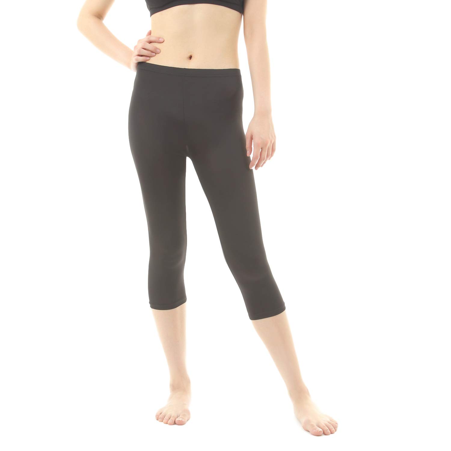 【送料無料】[onion cross] サラサラ レギンス UVカット 接触冷感 吸水速乾 スパッツ レディース 色：7分丈、サイズ：L-LL