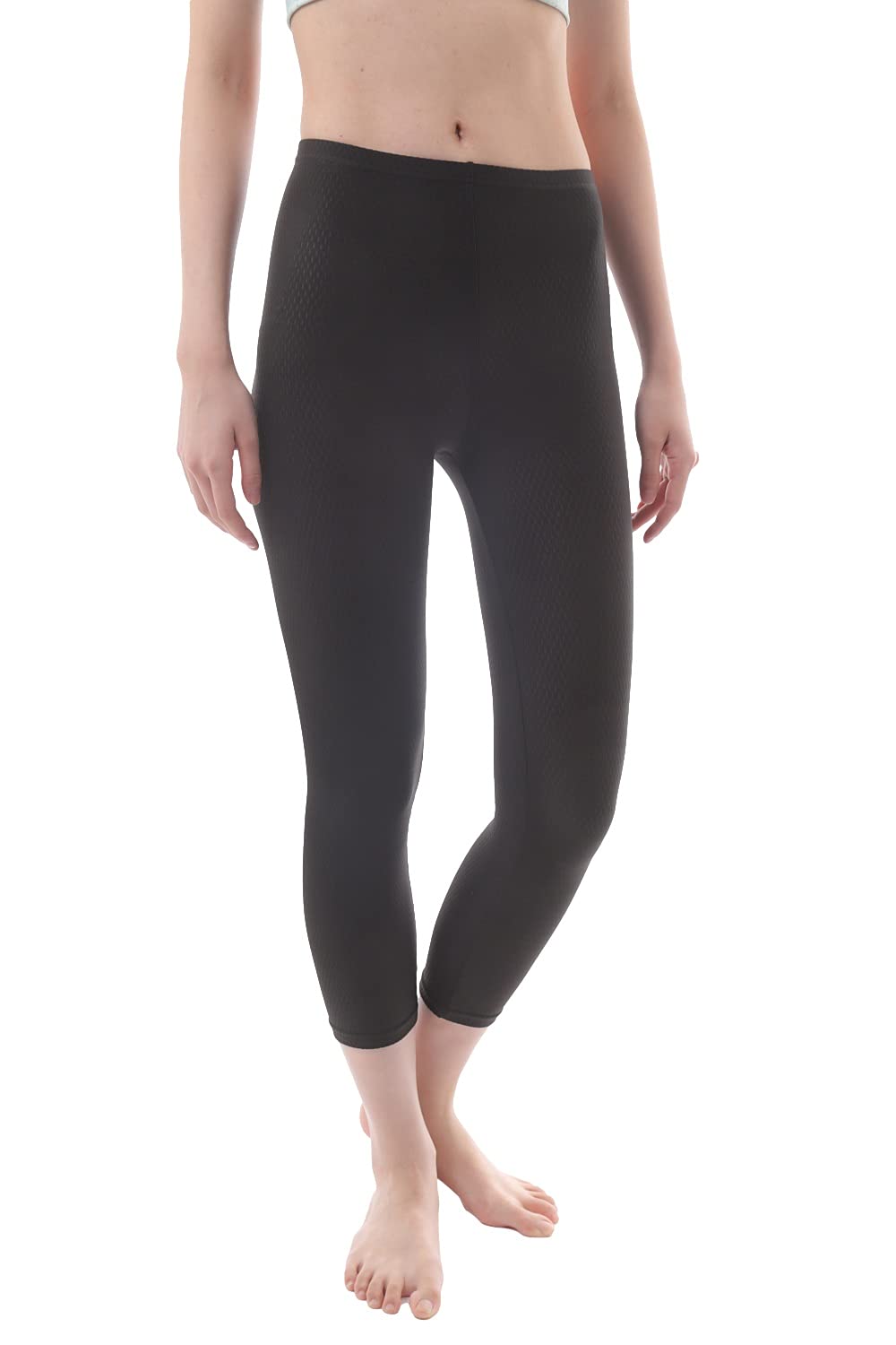 【送料無料】[Liapom] レギンス スパッツ オールメッシュ 吸水速乾 夏用 涼しい 涼感 クール ひんやり 薄手 レディース 色：c【8分丈 M-L】、サイズ：M-L