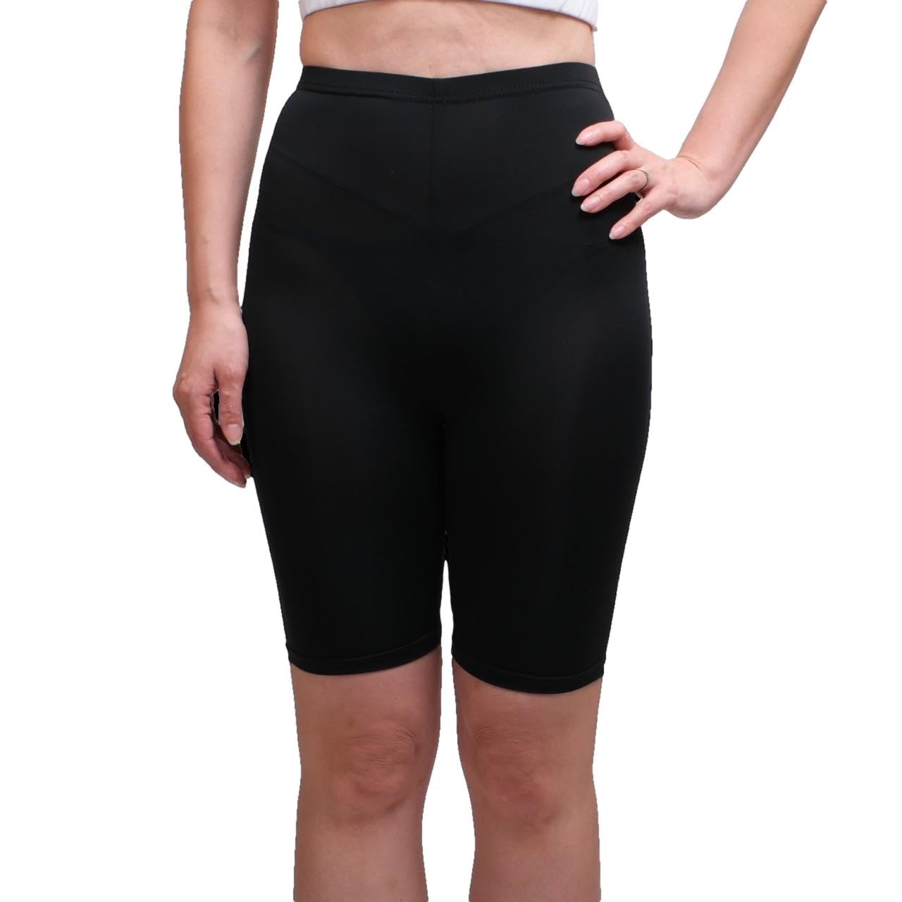 【送料無料】[Liapom] 冷感レギンス スパッツ UV加工 接触冷感 レディース 夏用 吸水速乾 ひんやり サラサラ 快適 涼感素材 フィットネス ヨガ ジム用 色：3分丈、サイズ：L-LL