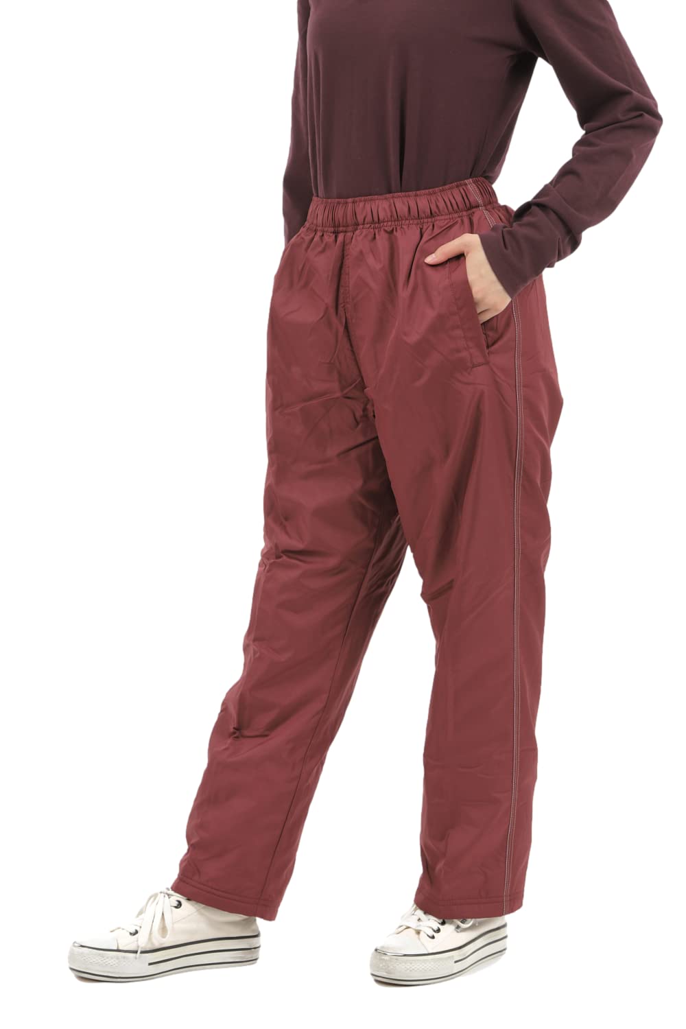 【送料無料】[onion cross] シャカパン ナイロンパンツ 裏起毛 裏ボア 防寒 撥水 パンツ 冬 股下63cm ..