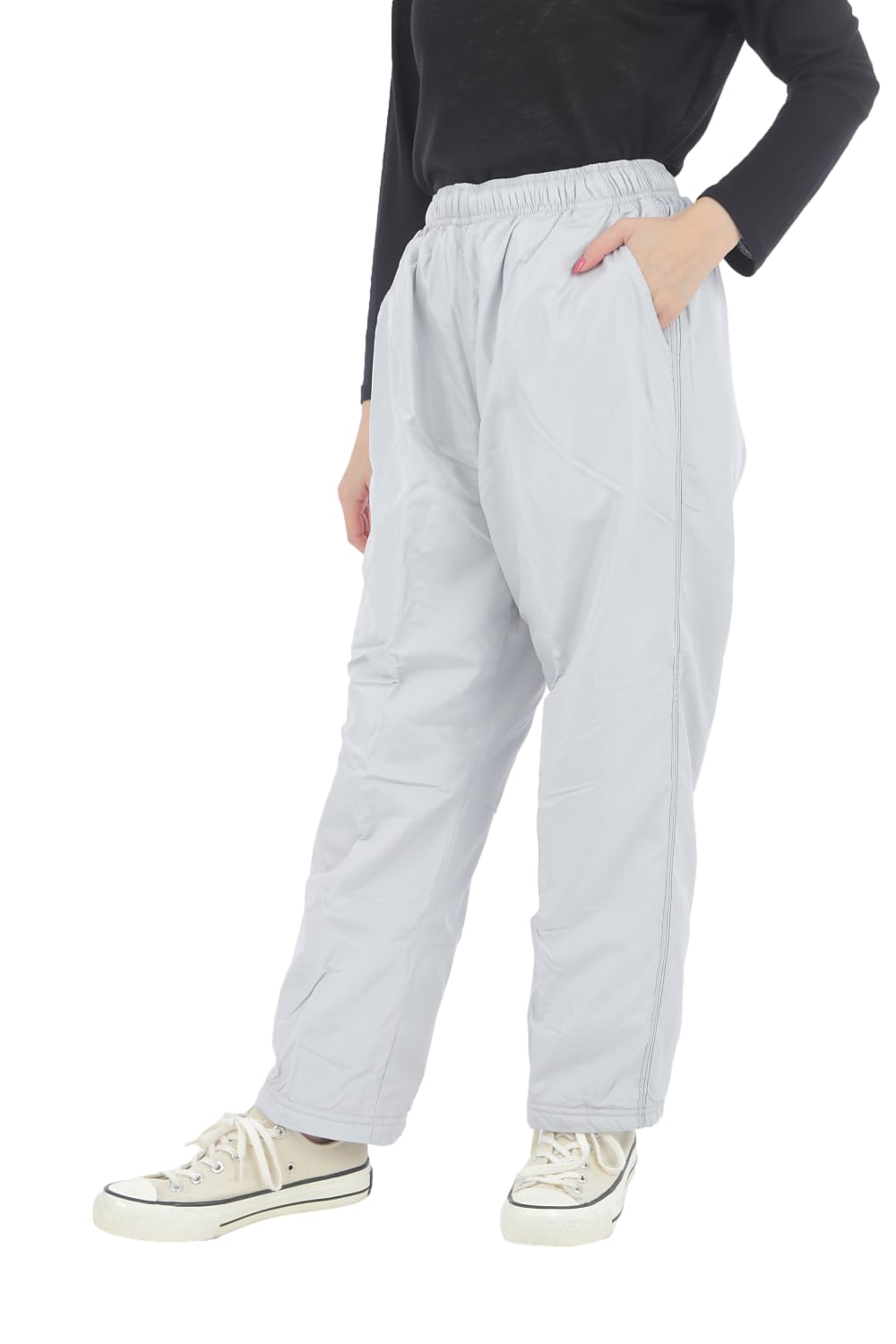 【送料無料】[onion cross] シャカパン ナイロンパンツ 裏起毛 裏ボア 防寒 撥水 パンツ 冬 股下63cm ..