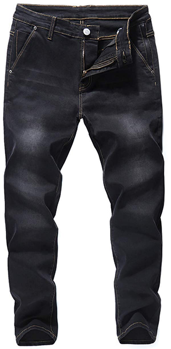 【送料無料】[Laquest] （ラクエスト） ハイウエスト ストレッチ デニム パンツ テーパード 色：ブラッ..