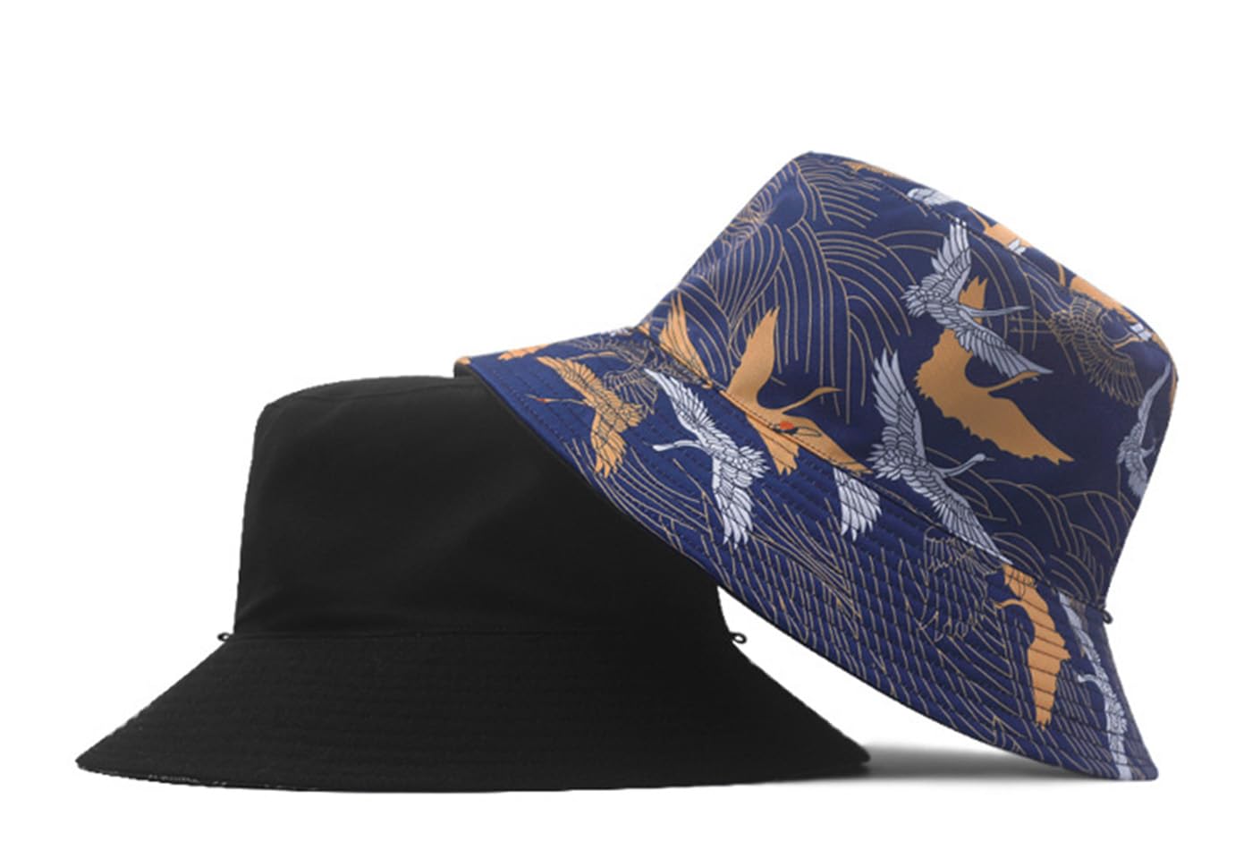 【送料無料】[Laquest] （ラクエスト） 大きいサイズ リバーシブル バケットハット あご紐付き 男女兼..