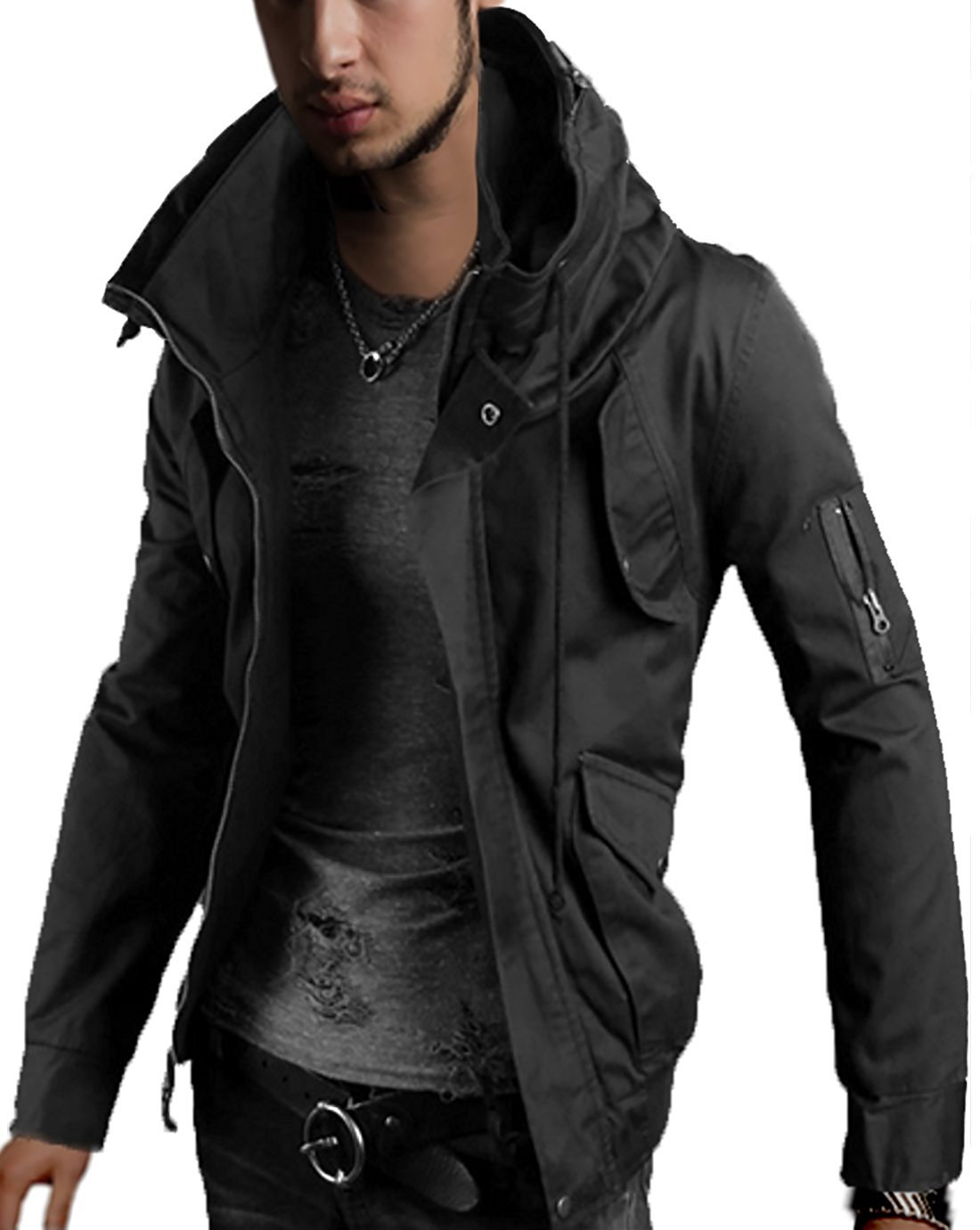 ̵[Laquest] ʥ饯ȡ  ߥ꥿꡼ 㥱å Ĺµ  ֥å4XL