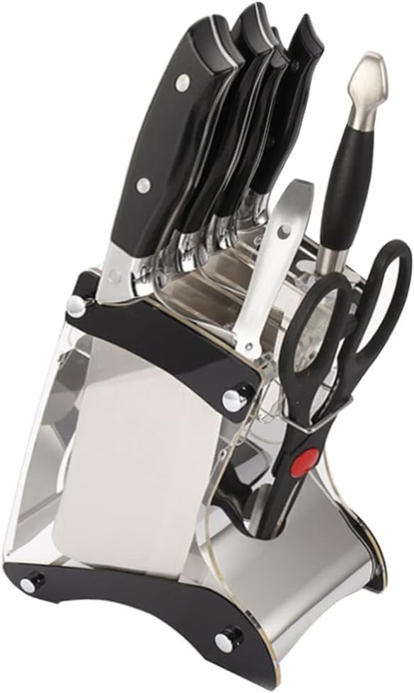 【送料無料】hengshao 包丁立て 包丁スタンド 包丁収納 人気 アクリル 衛生的 おしゃれ キッチン用具収..