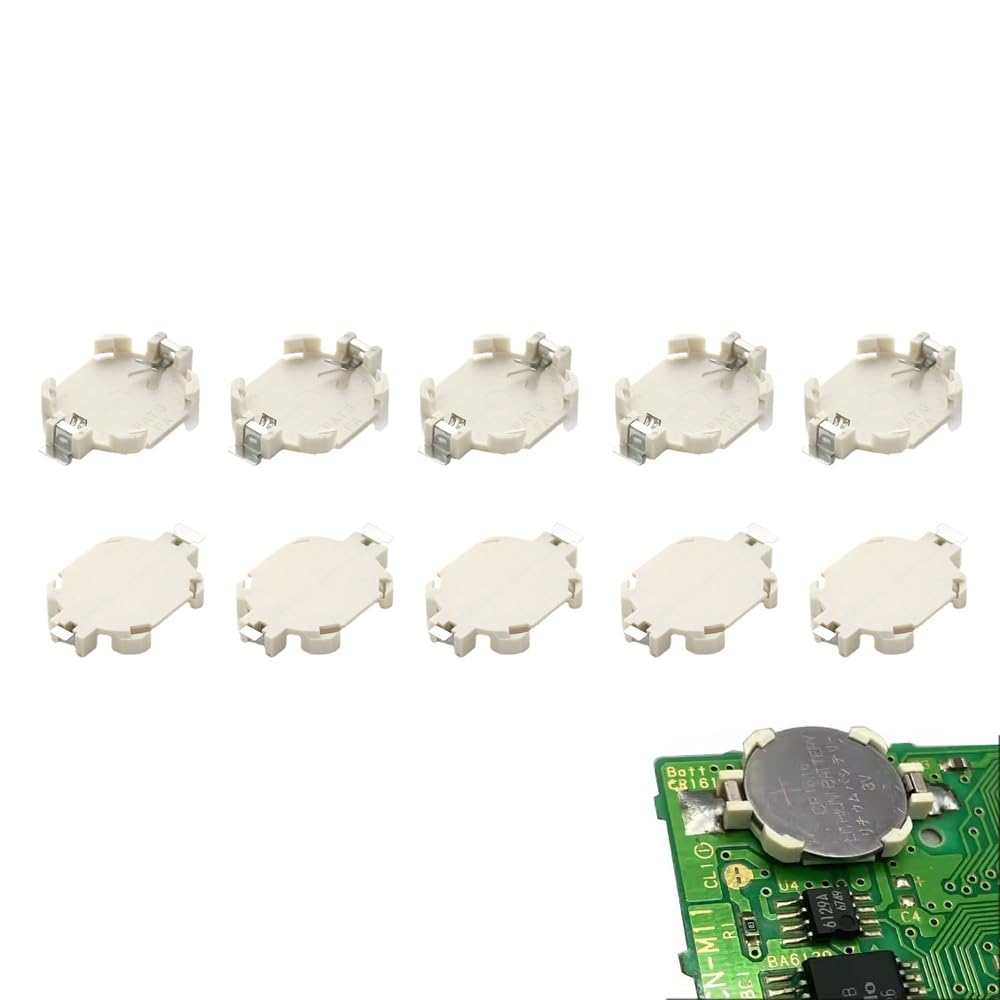 【送料無料】CR1616 ボタン電池専用ホルダー 10個入り 交換用バッテリベース ゲームボーイソフト/自動..