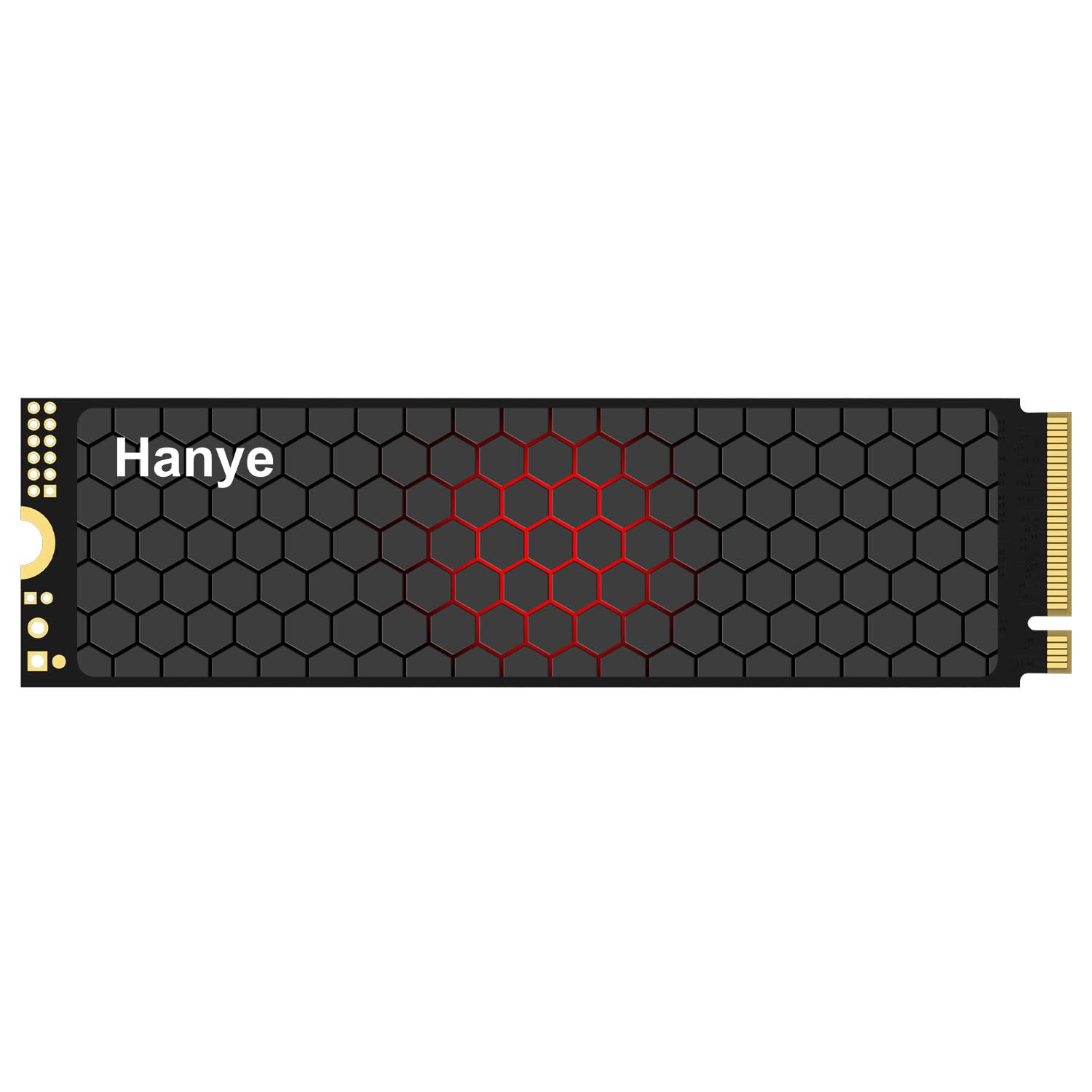【送料無料】Hanye E500P 内蔵SSD PCIe Gen5 M.2 NVMe 2280 DRAM搭載 超高速読込14200MB/s書込13400MB/s SMI 6nmコントローラー搭載 PS5動作確認済 HPC/ゲーミングPC/クリエイター向け国内正規品メーカー5年 サイズ：2TB