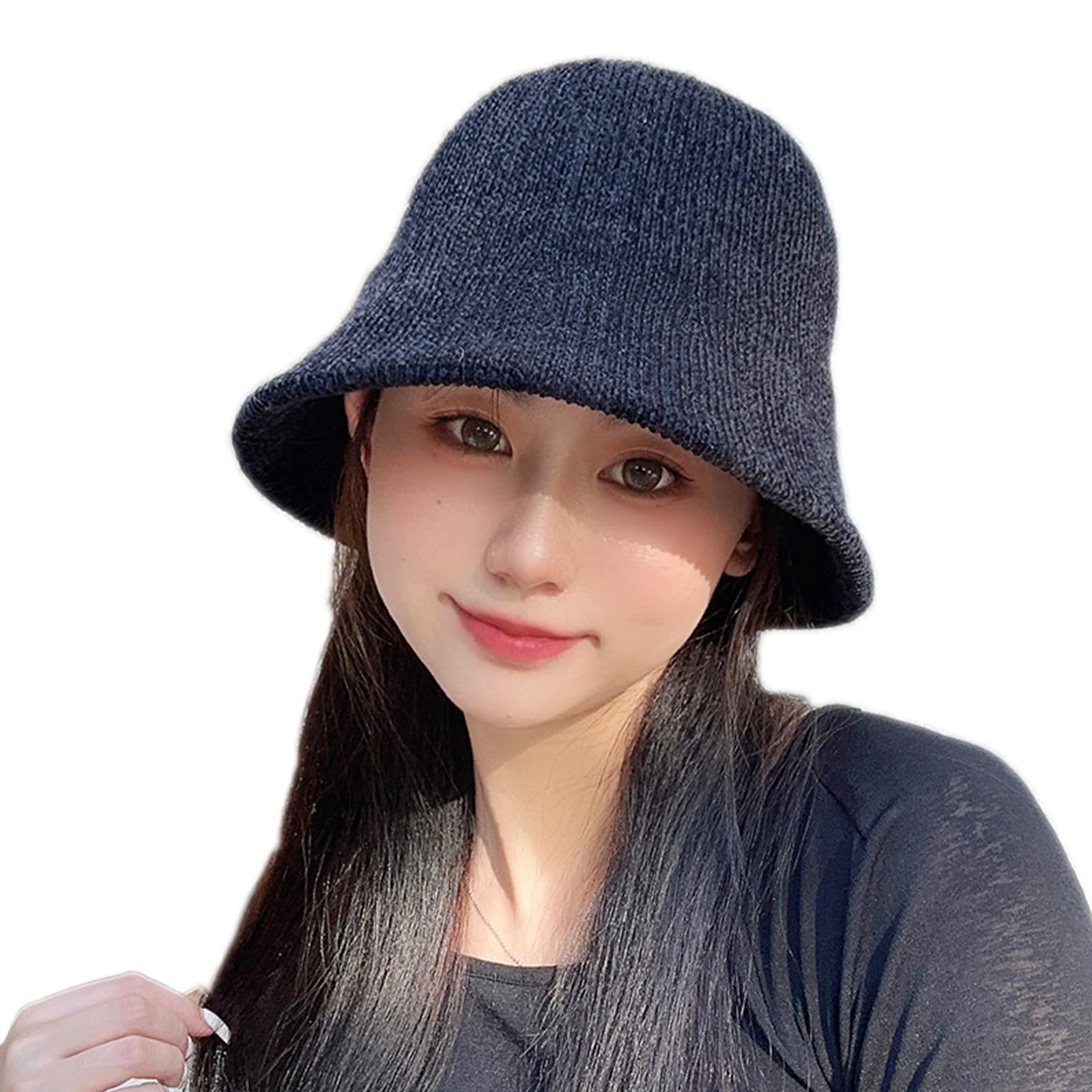 【送料無料】[YiyiLai] 深め被る 小顔効果 アジア頭型に向け コール天 バケットハット 大きいサイズ 春..