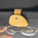 【送料無料】JEYOD自動車サンバイザーサングラスフレーム、革眼鏡フレーム、磁気眼鏡フレームとチケッ ...