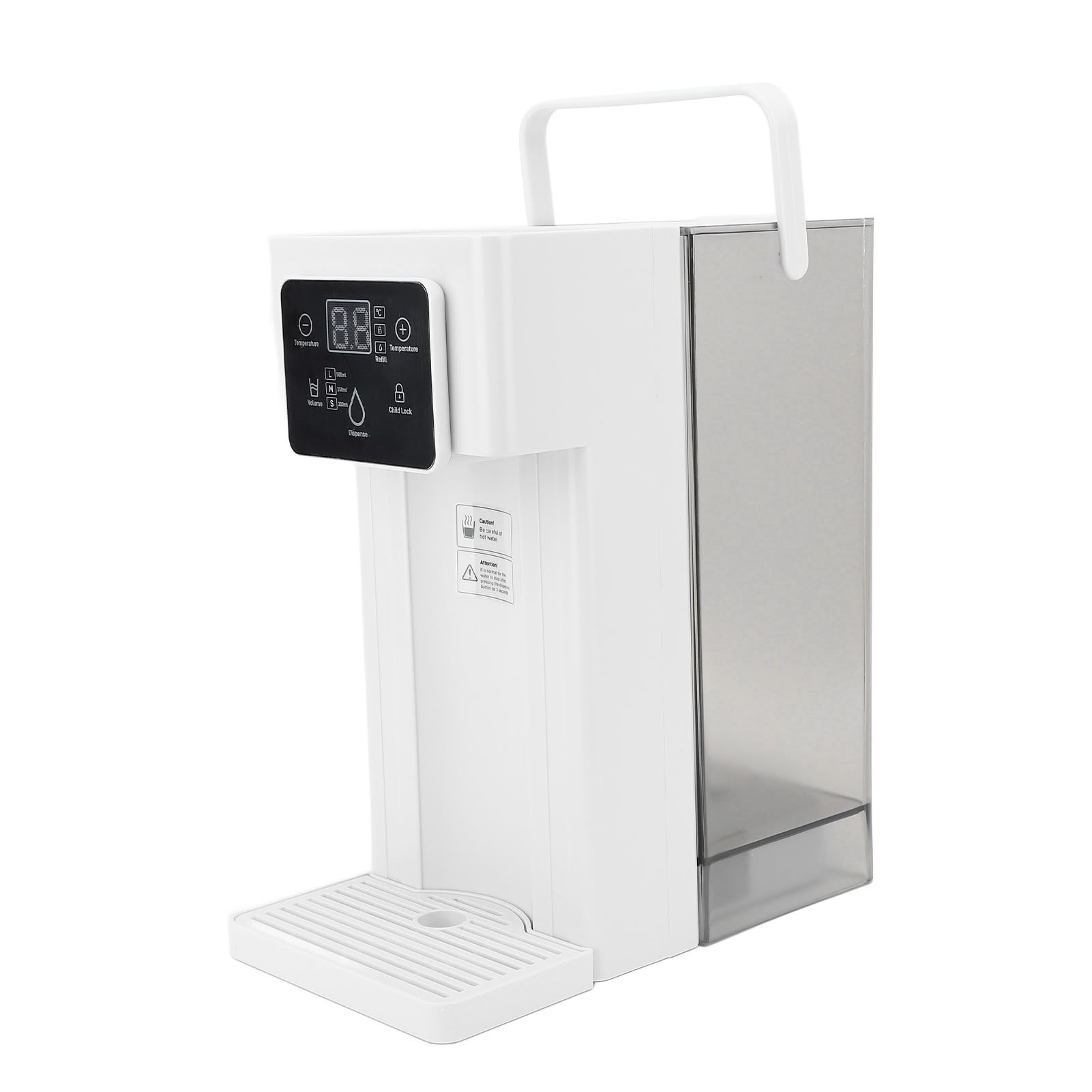 【送料無料】インスタントホットウォーターディスペンサー、3秒の急速加熱、7段階の温度調整、10のカス..