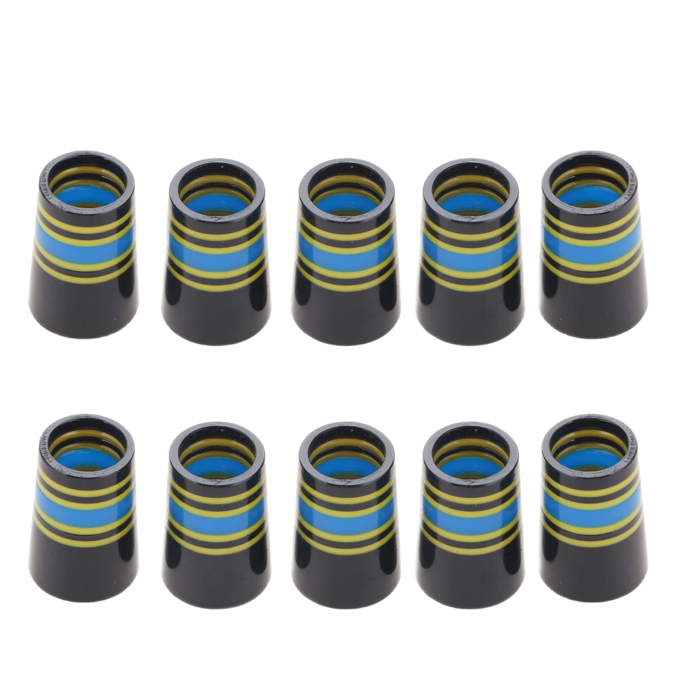 【送料無料】MUXSAM ゴルフ ソケット 10個セット 多色 フェルール セル シャフト スリーブ アイアン リシャフト 色:青黄黒