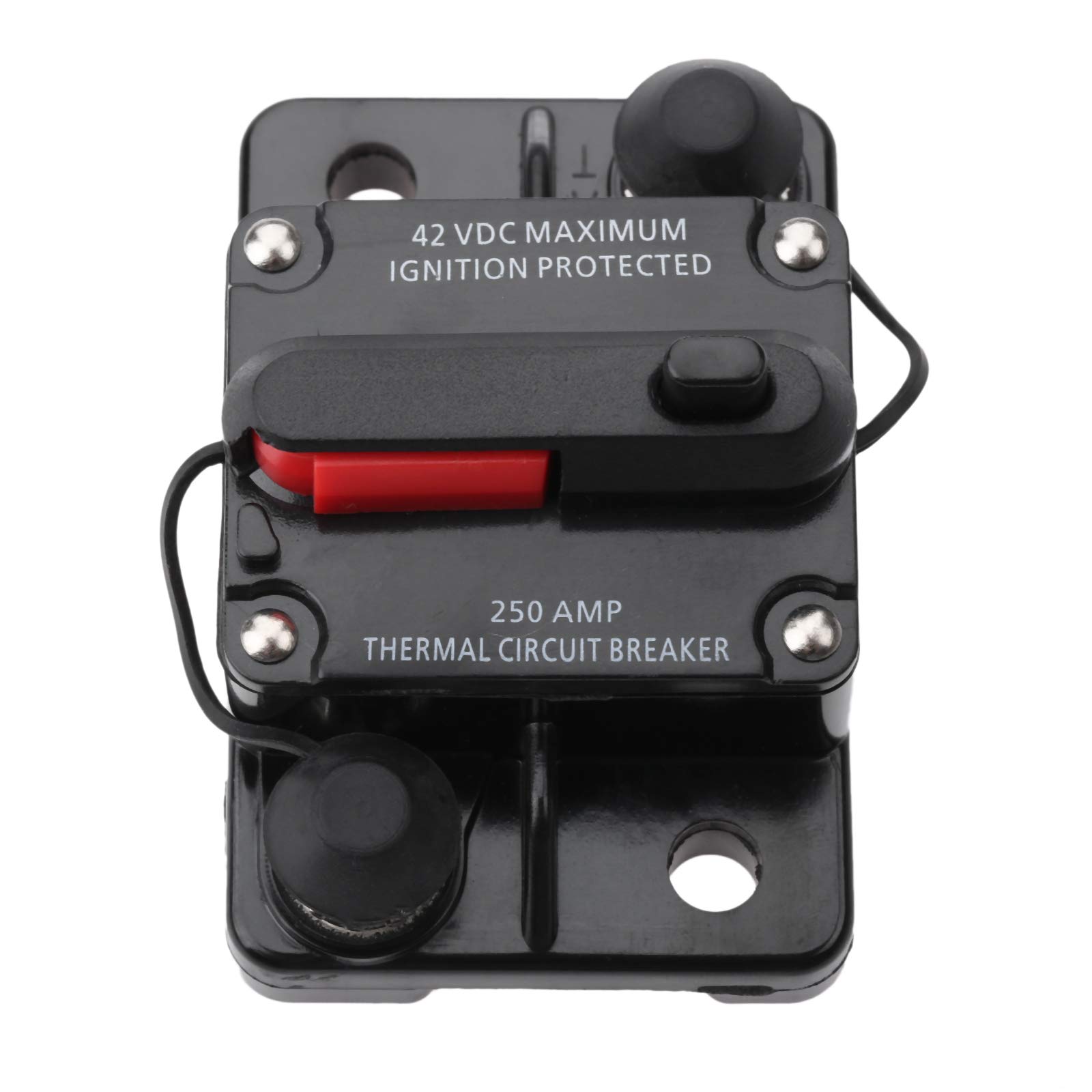 【送料無料】サーキットブレーカ 遮断器 50-300A ステレオ オーディオ リセット ヒューズ 過電流保護 ..