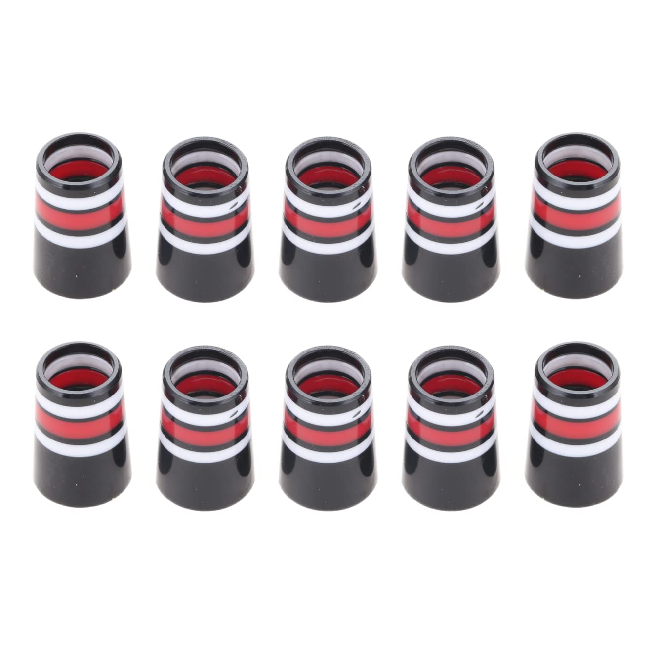 【送料無料】MUXSAM ゴルフ ソケット 10個セット 多色 フェルール セル シャフト スリーブ アイアン リシャフト 色:赤白黒