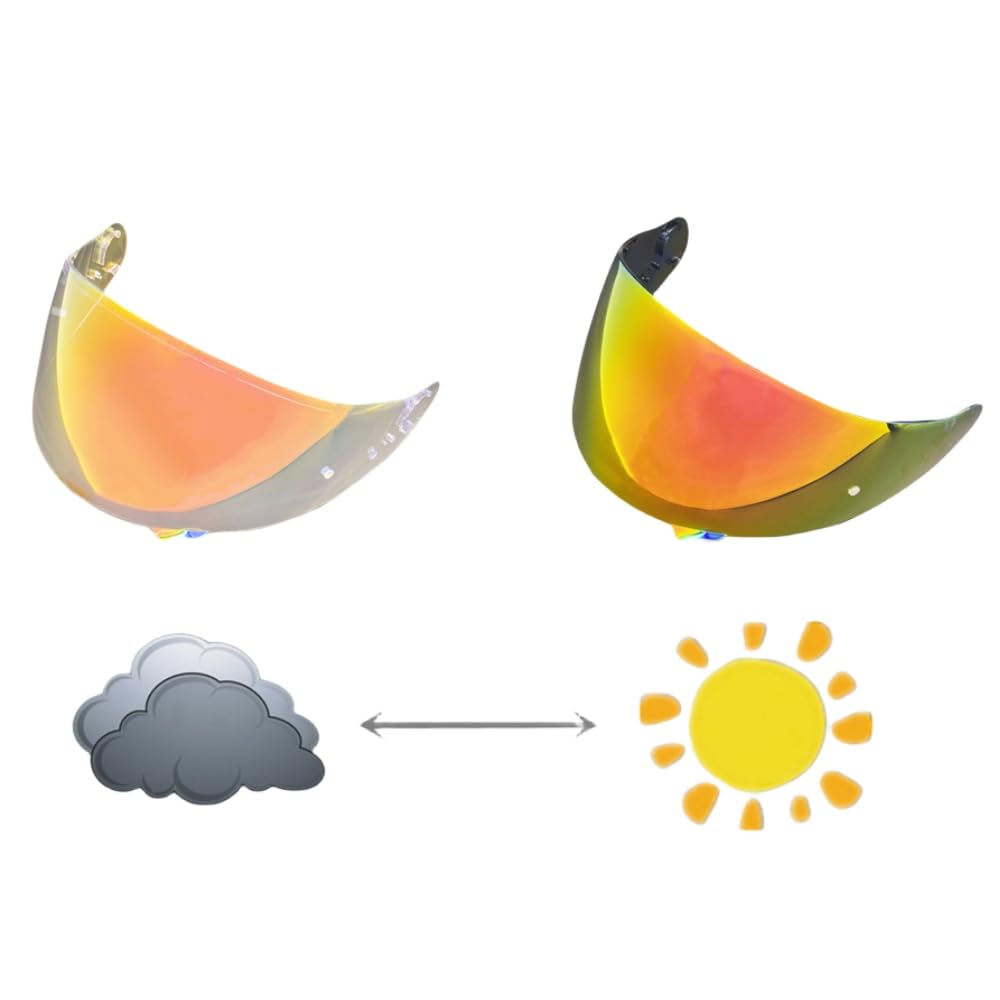 【送料無料】Wayocfei CNS-1シールド PHOTOCHROMIC(フォトクロミック)ヘルメット 適合 GT-Air/GT-Air2 ..