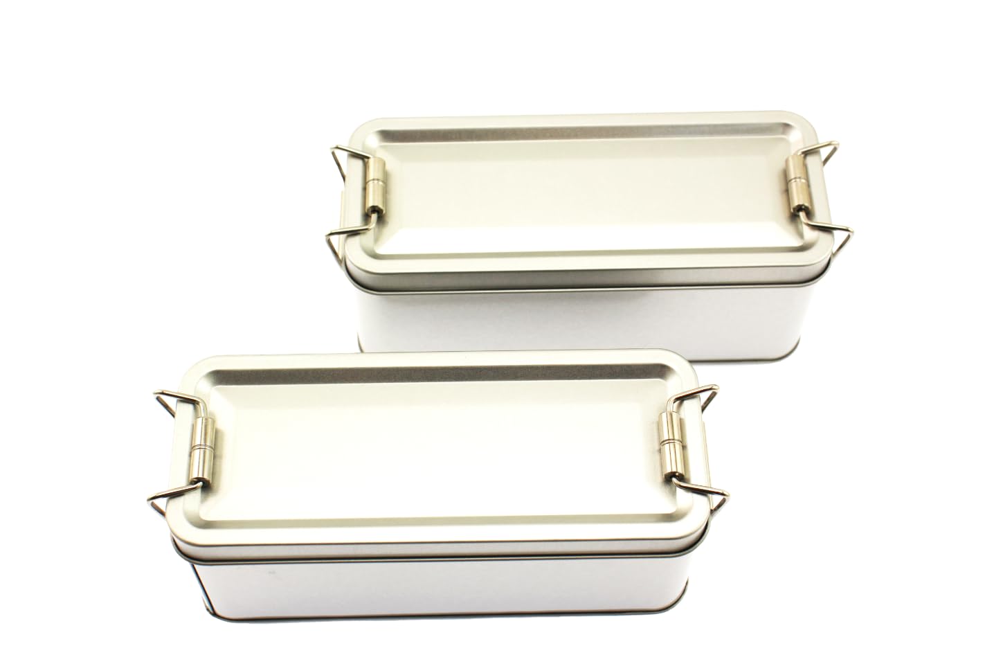 【送料無料】speed mao シンプル ブリキ缶 ケース 缶 小物入れ 収納ボックス シルバー 色：シルバー、サイズ：1