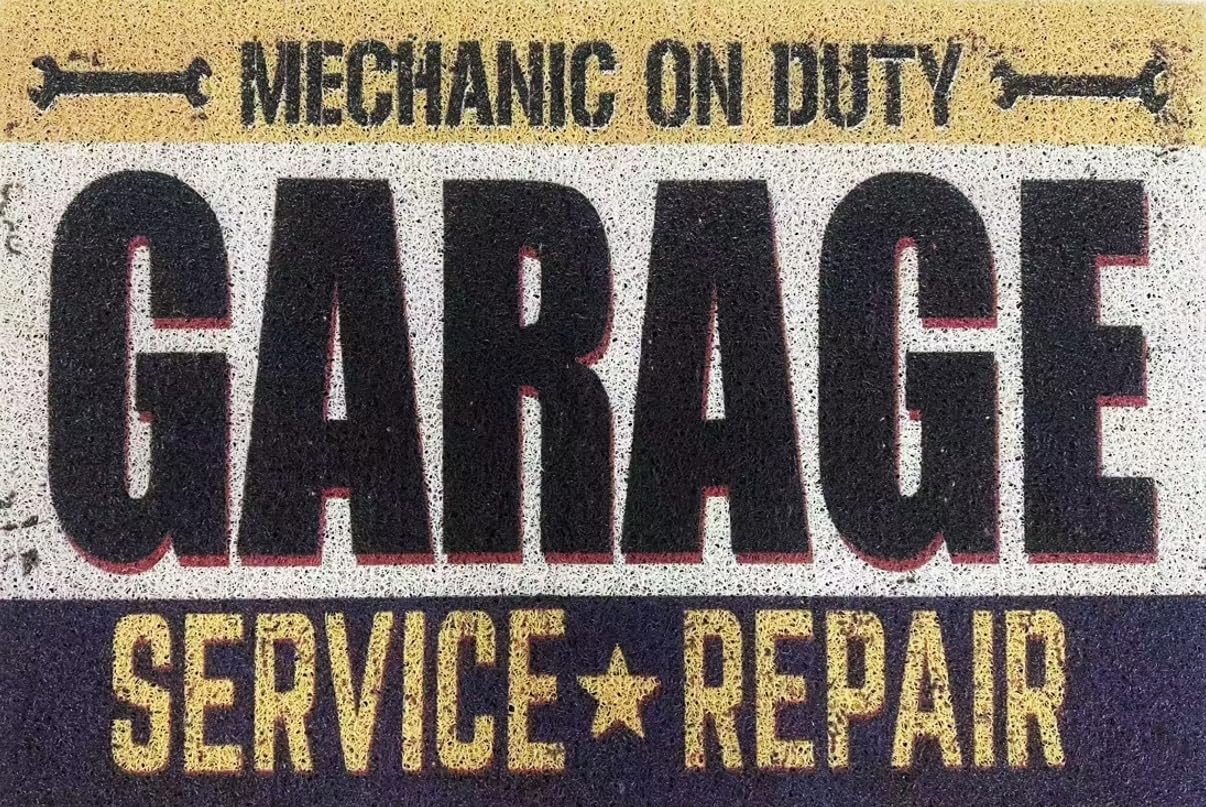 【送料無料】speed mao アメリカン ヴィンテージ風 雑貨 ガレージ 玄関マット 屋外 土足用 色：バリエーション、サイズ：40cm×60cm