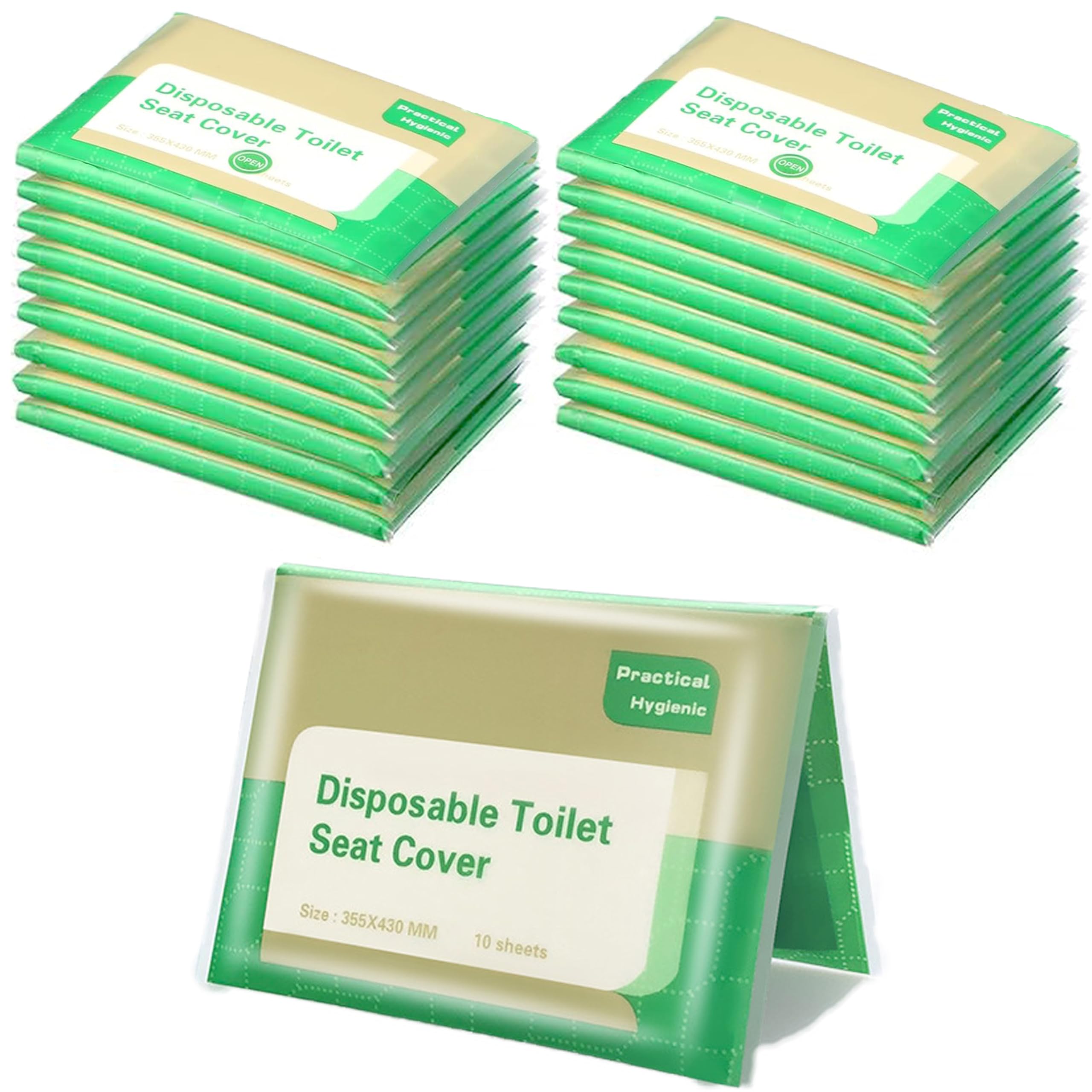 【送料無料】akindou 携帯用 便座シート 使い捨て 流せるトイレシート 災害 公衆トイレ 衛生的 色：グ..