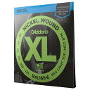 【送料無料】D'Addario ダダリオ ベース弦 ニッケル EXL 【国内正規品】 色:1セット、サイズ:.032-.135 (6弦/Long)