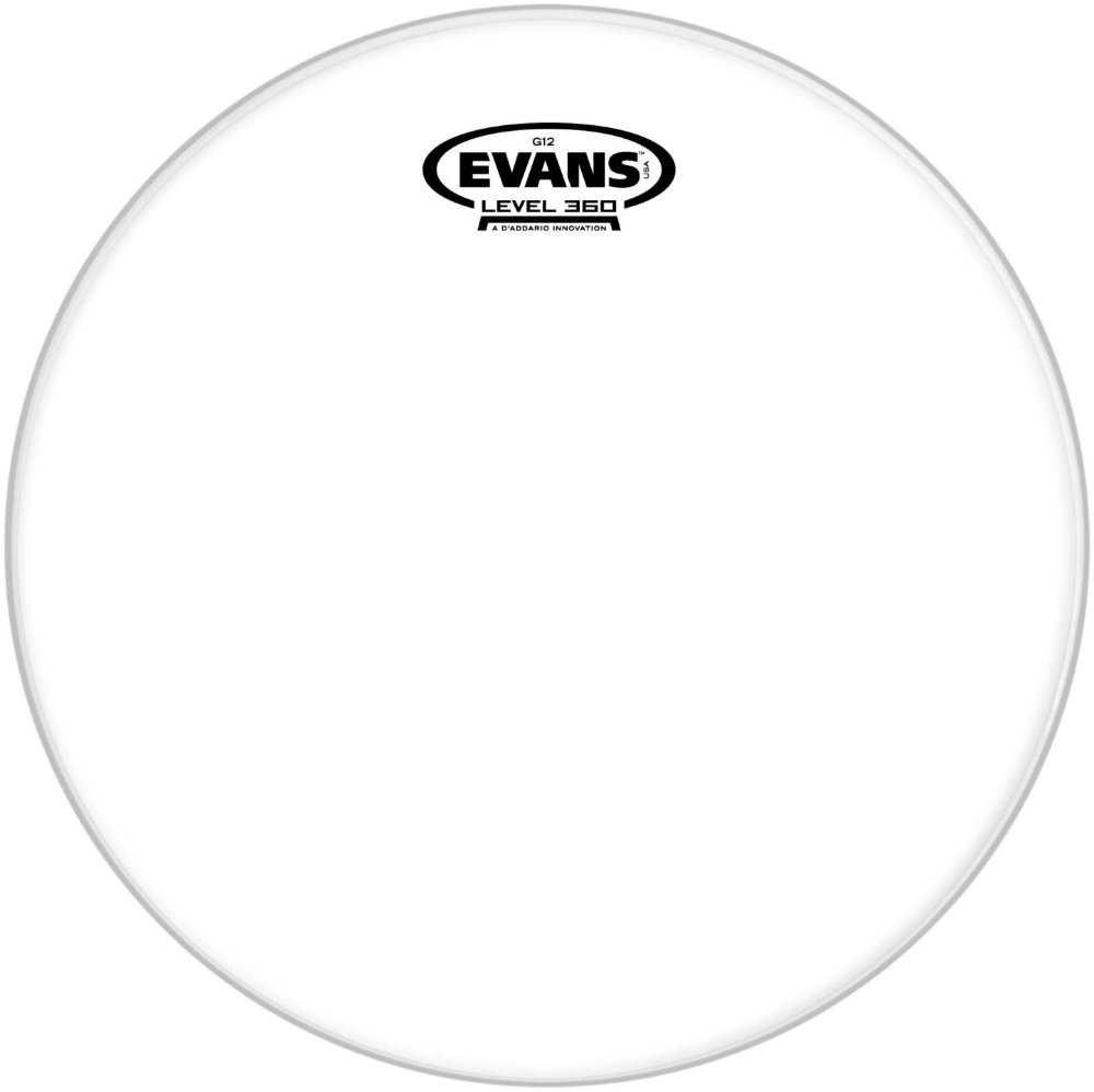 【送料無料】EVANS エヴァンス ドラムヘッド G12 (single-ply,12mil) 【国内正規品】 色：クリア、サイズ：14