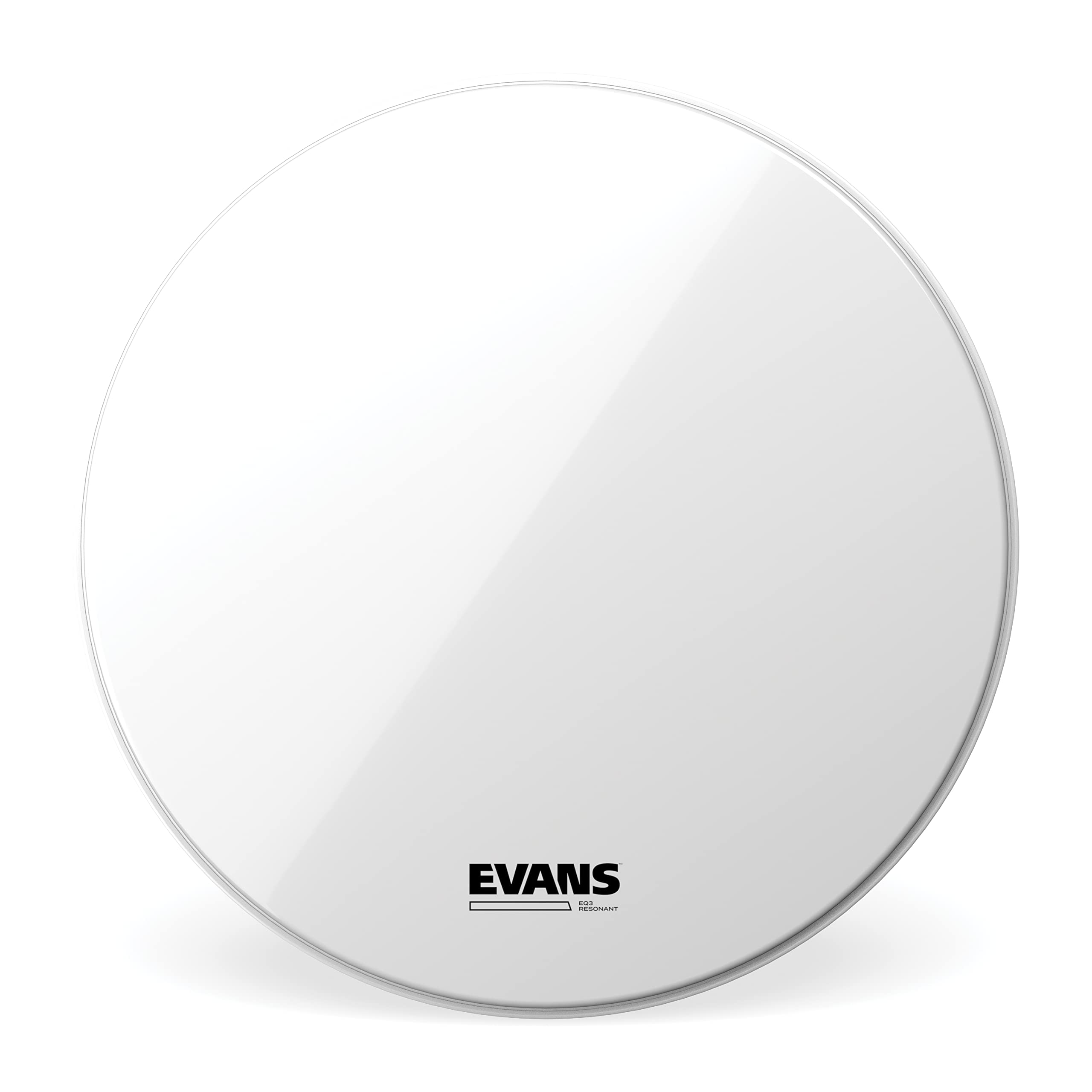 【送料無料】EVANS エヴァンス バスドラムヘッド EQ3 レゾナントホワイト BD16RSW-NP サウンドホール無し / EQ3 Resonant Whi...