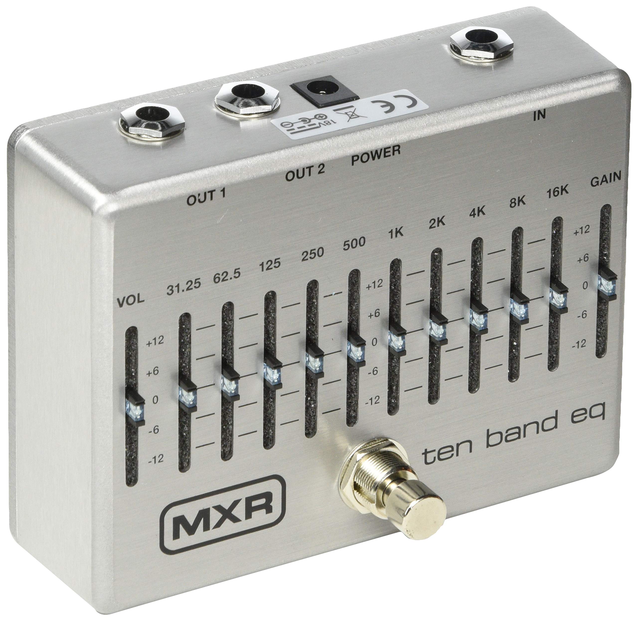 【送料無料】MXR エフェクター M108S 10 Band EQ 10 バンド イコライザー 色：銀