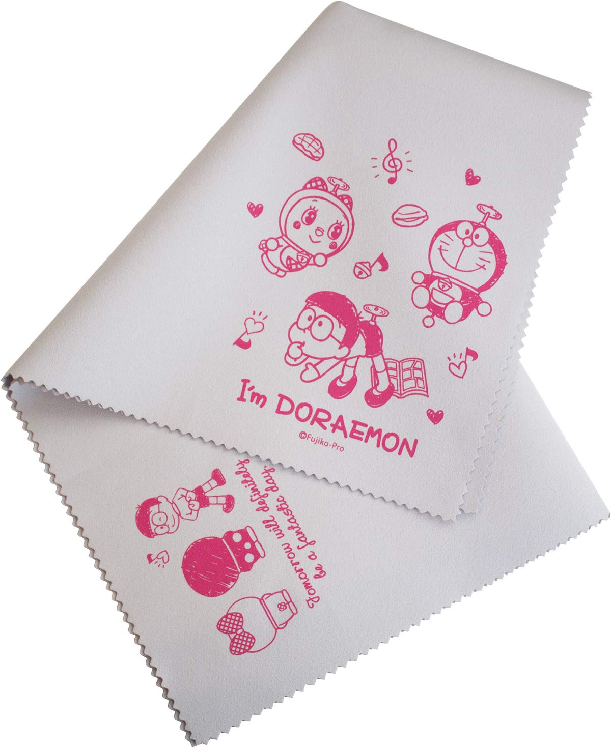【送料無料】ノナカ Nonaka ポリッシングクロス サンリオキャラクターズ I'm Doraemon(アイムドラえもん) 色：グレー、サイズ：38cm×40cm