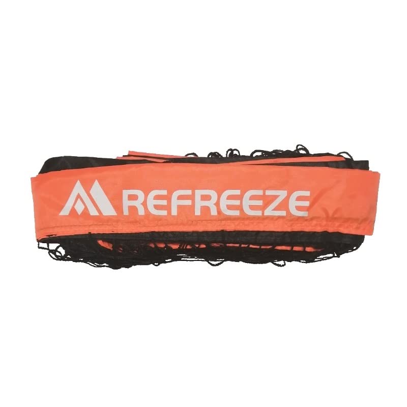 【送料無料】REFREEZE(リフリーズ) 200×130cm 折りたたみ サッカーゴール専用 ネット オレンジ 色：オレンジ