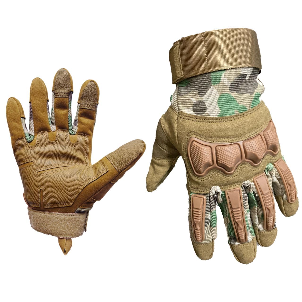 【送料無料】[J-HARK] サバゲー タクティカルグローブ タッチスクリーン対応 ナックルガード付き フル..