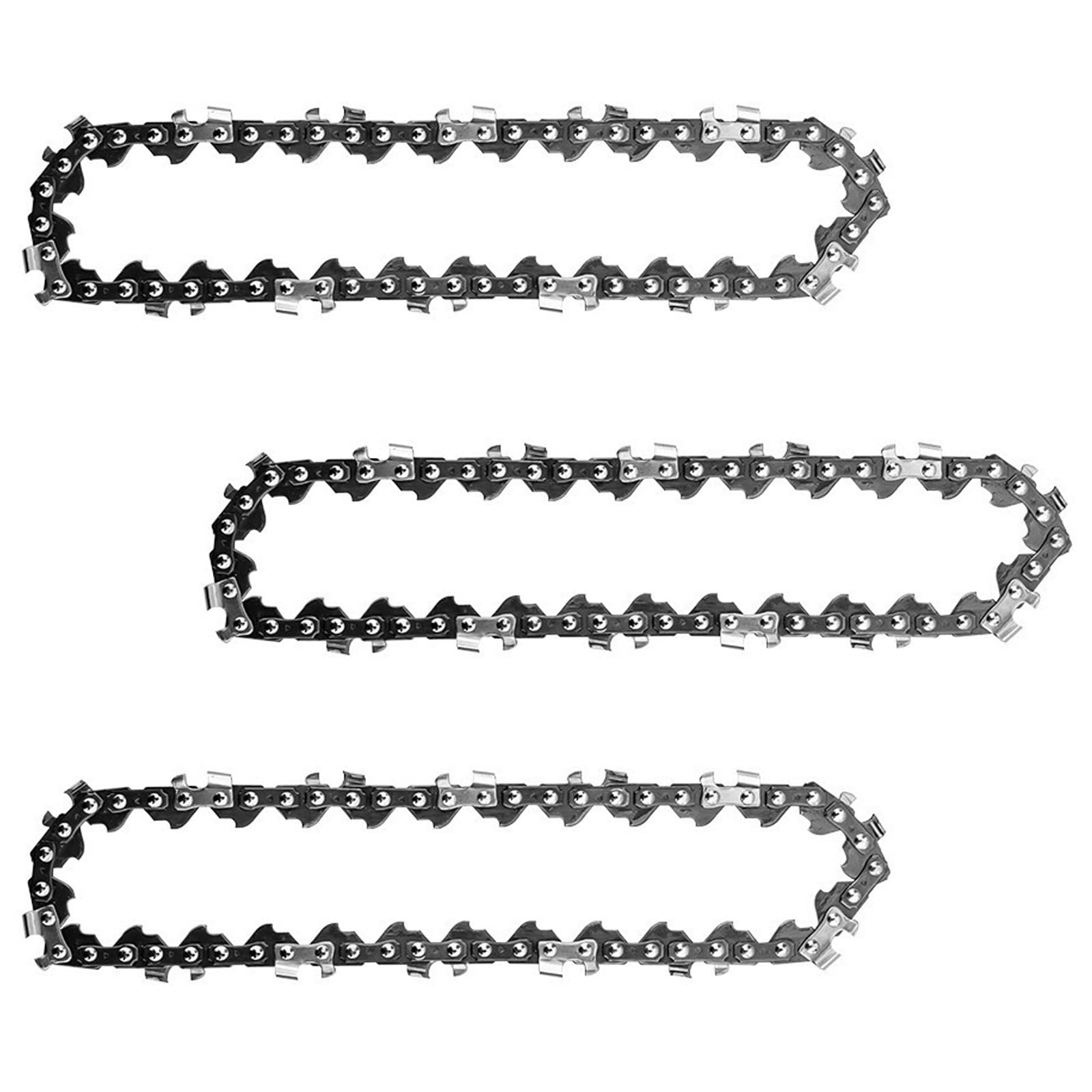 【送料無料】YANYULI チェーンソー 替刃 ソーチェーン 3個セット 4インチ 交換刃 チェーン刃 電動のこ..