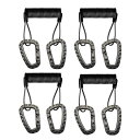 【送料無料】Archnote ロッドホルダー 車 車載ロッドホルダー カールコード カラビナ付き 車用 釣り竿 収納 天井 色:ブラック、サイズ:120cm