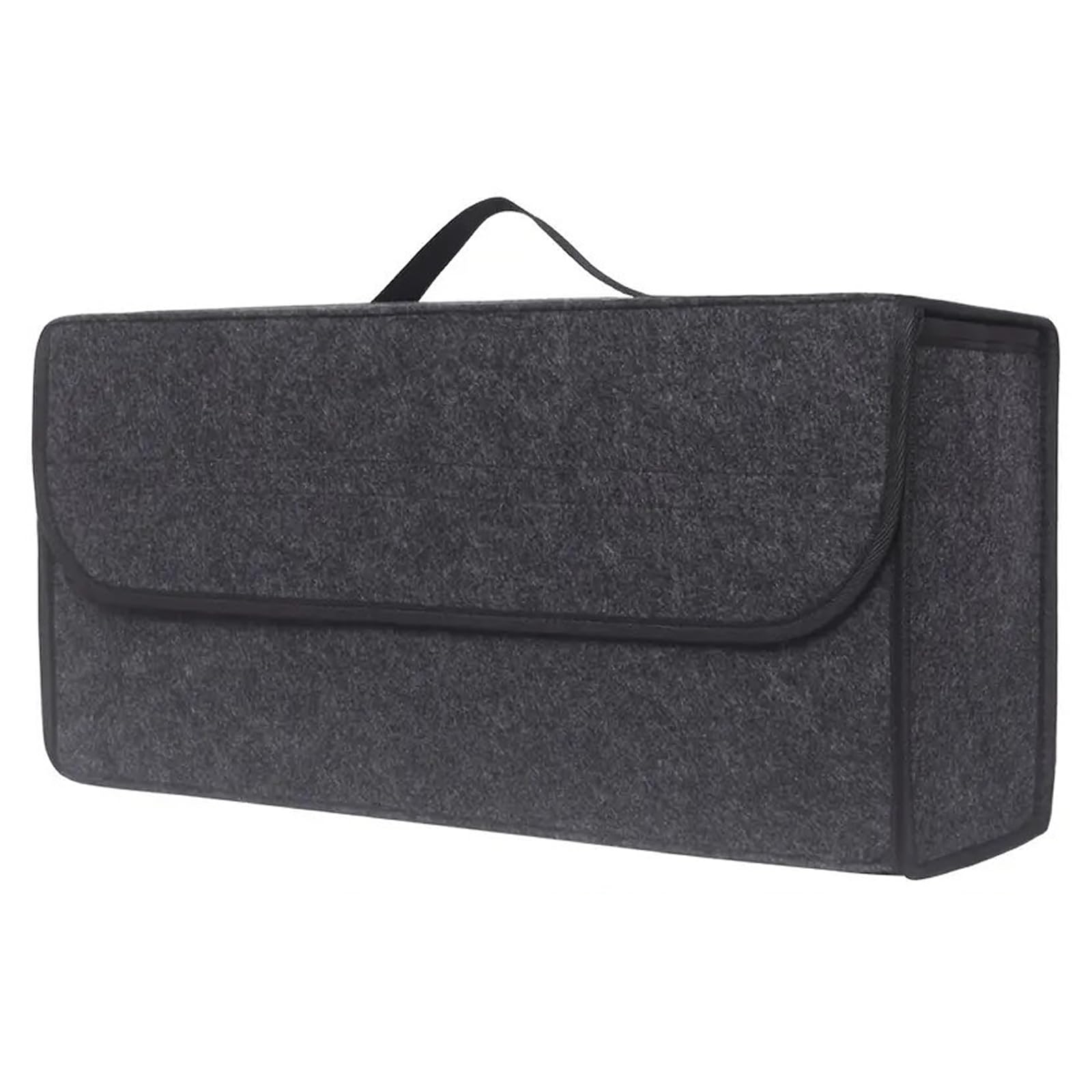 【送料無料】TOMMYFIELD 車用収納ボックス 折りたたみ式 ツールバッグ トランク フェルト収納 蓋付き [..