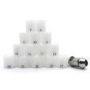 【送料無料】リングホルダー 指輪 固定 補助工具 14駒セット 石留め 彫金 工具 道具 和彫り 洋彫り エングレービング 彫刻台 バイス 色:クリアケース