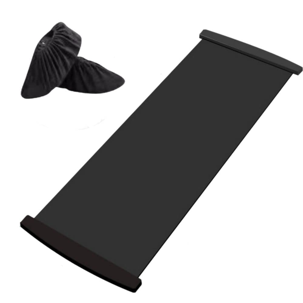 【送料無料】[PLEAVIT]スライドボード トレーニング スライディングボード シューズカバー 付き 色：ブ..