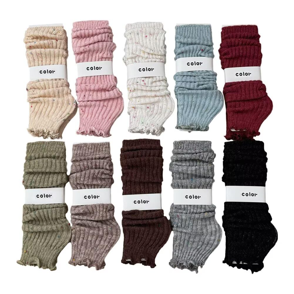 【送料無料】[Eukkis] ドットレッグウォーマー58cmロング足首、膝冷えとり 10色選べレディース可愛いル..