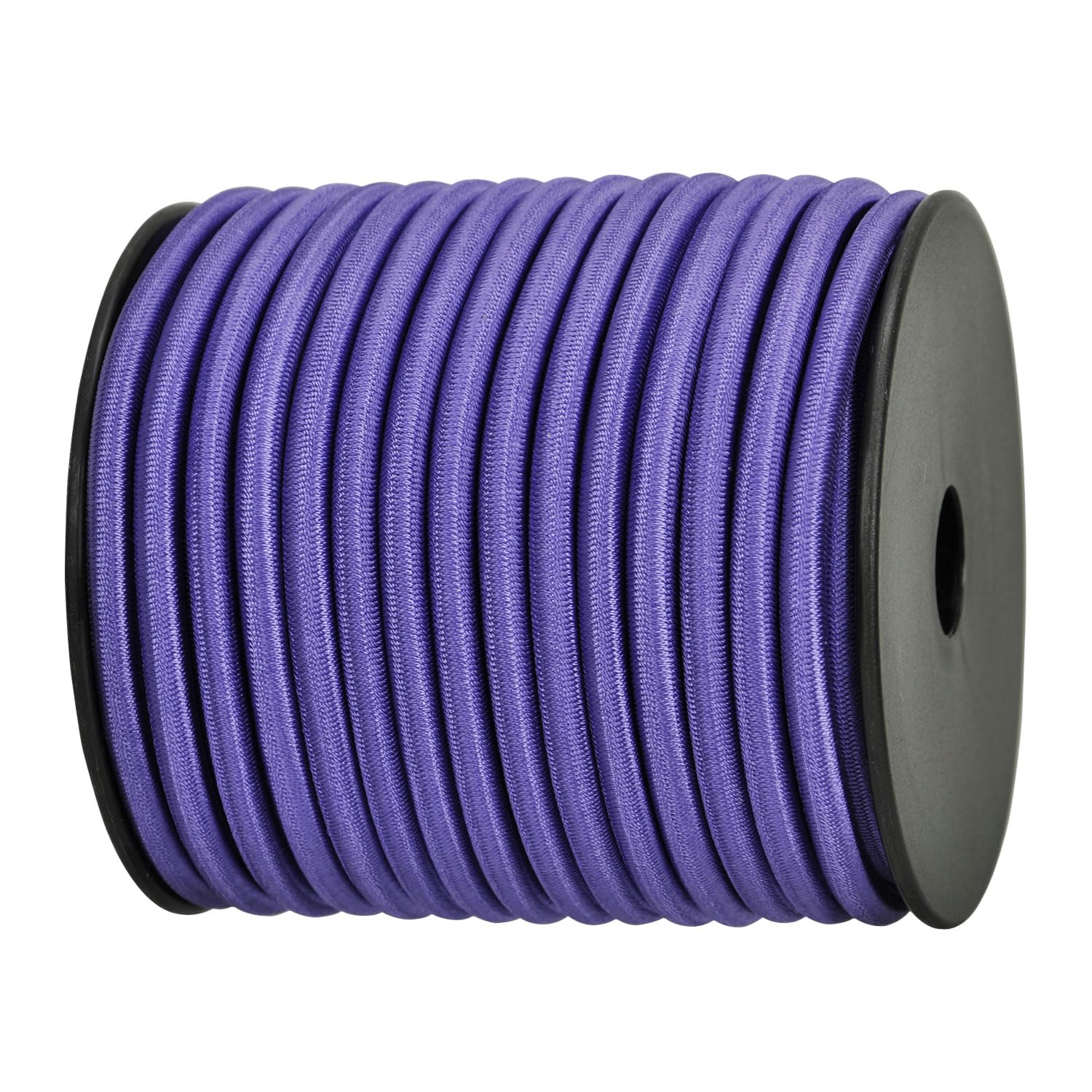 【送料無料】Abma Cord ショックコード バンジーコード 4mm/5mm/6mm/8mm/10mm 弾性 ゴム紐 ゴムロープ ストレッチコード 荷物固定 軽トラック ターポリン カーゴネット クラフト DIY用など（10M/20M） 色：パープル、サイズ：10mm x 10M