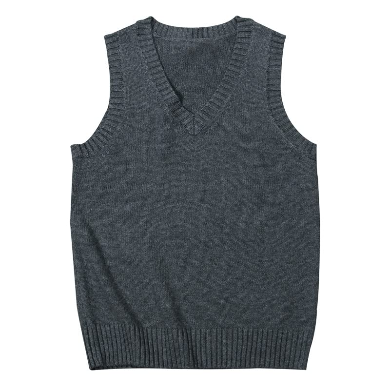 【送料無料】[Sharphon] スクール ベスト vネック ニット 大きいサイズ 女子 学生 ベス ...