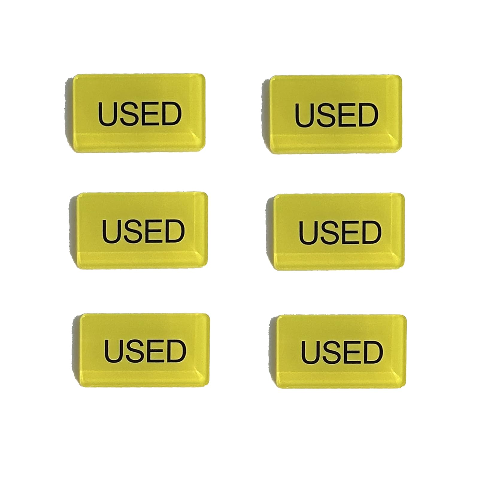 【送料無料】XILIWU ゲームマーカー Game Marker アクリル製 対戦用 3.5×2cm 厚さ3mm 防水 色：USED（..