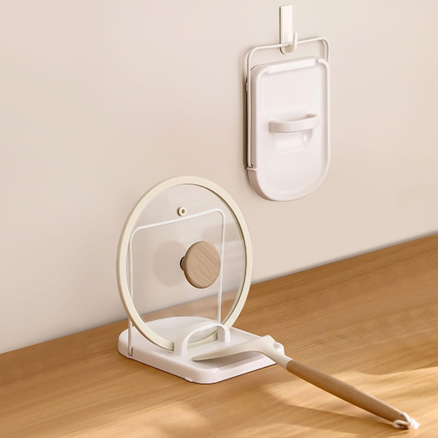 【送料無料】DoocliB 鍋蓋スタンド 折りたたみ式 お玉置き なべぶたスタンド キッチンツール 錆びにく..