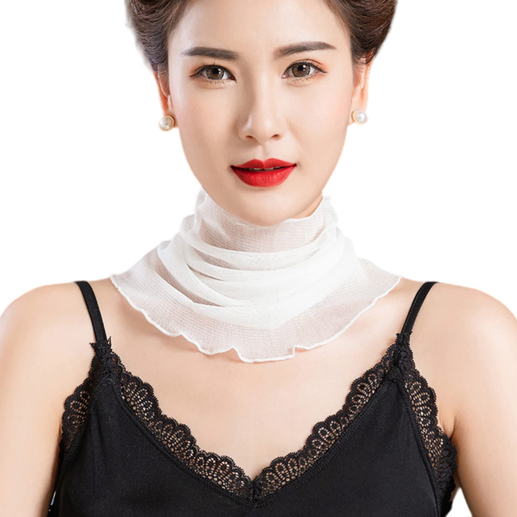 【送料無料】[KOEKOI] つけ襟 ハイネック夏用 冷感 日焼け対策 UVカット 日焼け防止 紫外 ...